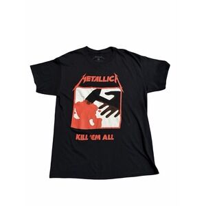 Metallica Kill Em All Shirt Mens Large Black Band Tee Graphic Rock